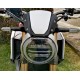 61314-MKJ-D00ZA + 90106-MBY-000 : Rondel de faro plateado CB650 CBR650