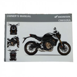 4*MKNA00 / 3*MKN600 : CB650R Owner's Manual CB650 CBR650