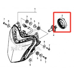 33126-S0A-003 : Gomma per Faro CB650 CBR650