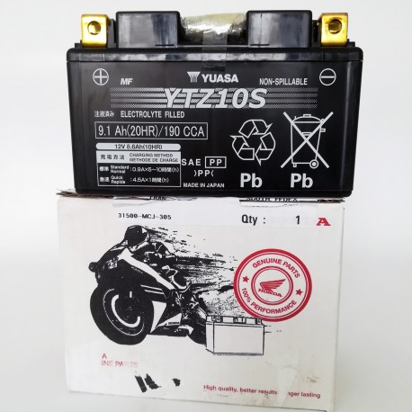 31500-MCJ-305 : Batería Yuasa YTZ10S CB650 CBR650