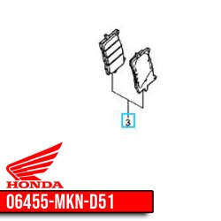 06455-MKN-D51 : Original Honda Front Brake Pads CB650 CBR650